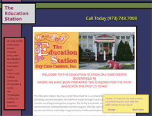 Tablet Screenshot of educationstationdaycare.com